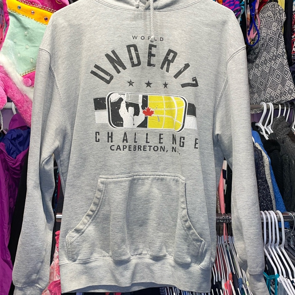 World Under 17 Challenge Cape Breton Nova Scotia Sweatshirt hoodie grey size MED